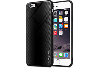 carcasa de móvil  - Funda flexible para móvil - Carcasa de TPU Silicona ultrafina CADORABO, Apple, iPhone 6 / 6S, opal negro