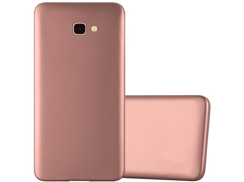 CADORABO TPU Matt Metallic Hülle, Backcover, Samsung, Galaxy J4 PLUS, METALLIC ROSÉ GOLD