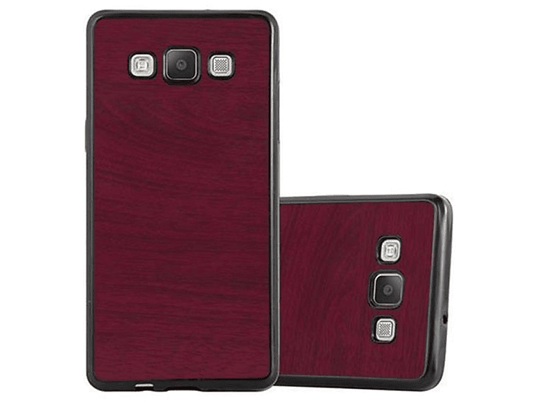 CADORABO TPU Wooden ROT Backcover, A5 WOODEN Galaxy Samsung, Schutzhülle, 2015
