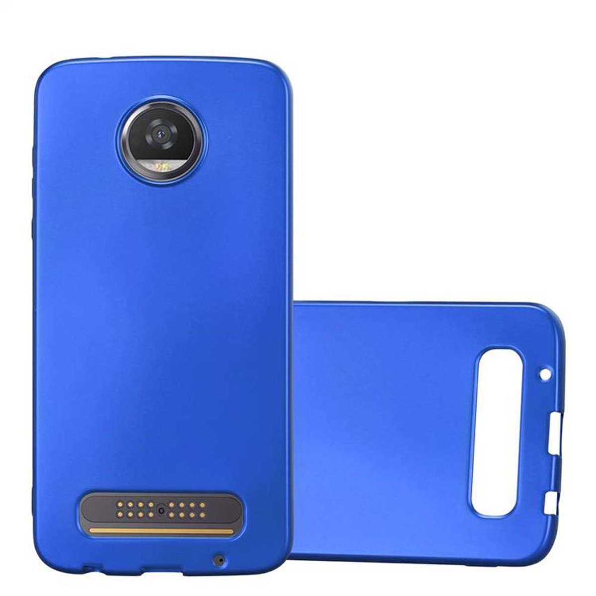 BLAU Hülle, Backcover, TPU FORCE, PLAY Metallic Motorola, METALLIC Z2 Z2 Matt / MOTO CADORABO