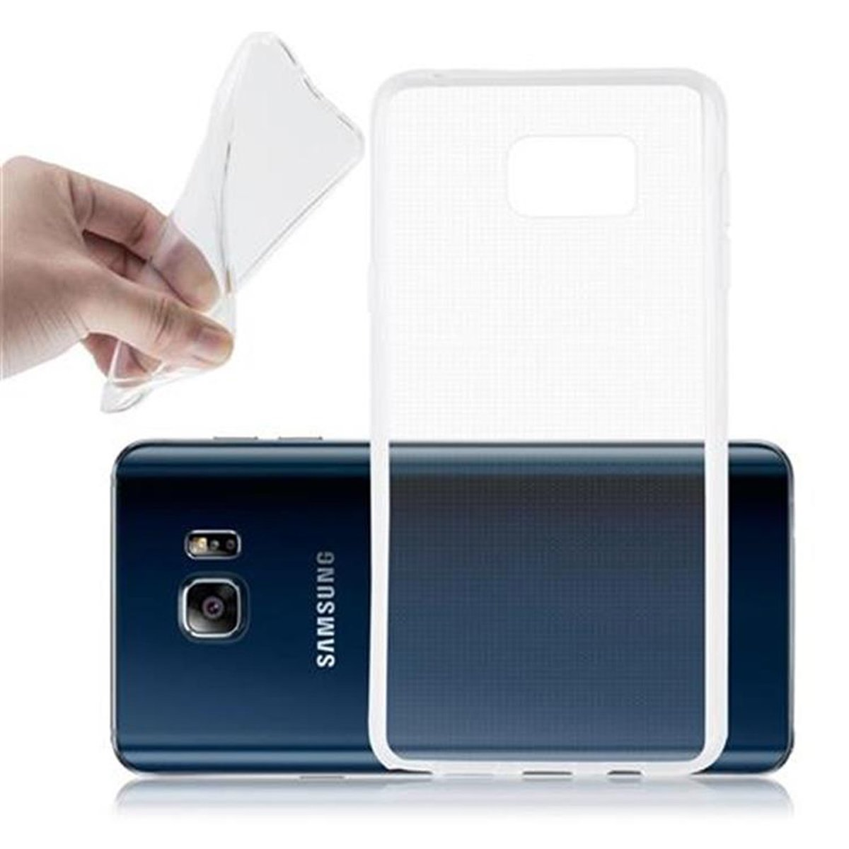 Slim Samsung, Galaxy Ultra AIR Backcover, VOLL TPU NOTE TRANSPARENT 5, Schutzhülle, CADORABO