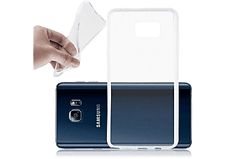 carcasa de móvil Funda flexible para móvil - Carcasa de TPU Silicona ultrafina;CADORABO, Samsung, Galaxy NOTE 5, transparente