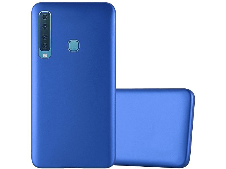 CADORABO TPU Matt Metallic METALLIC 2018, Backcover, BLAU A9 Samsung, Hülle, Galaxy