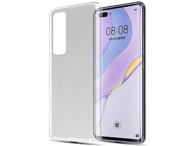 CADORABO TPU Ultra Slim AIR Schutzhülle, Backcover, Huawei, NOVA 7 PRO 5G, VOLL TRANSPARENT