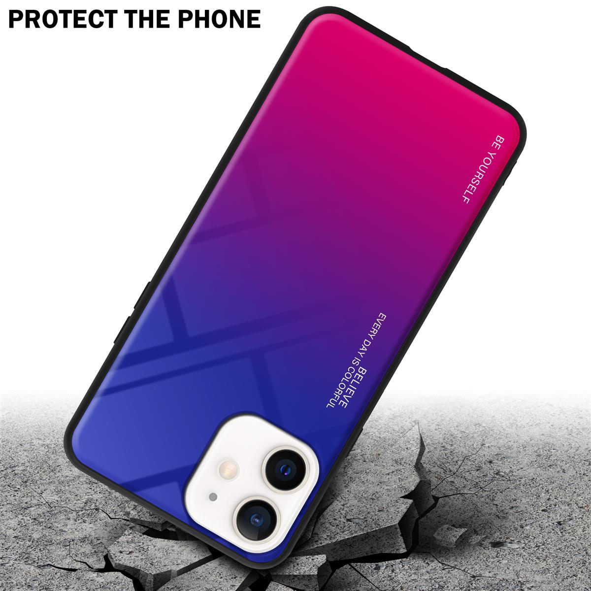 Custodia per telefono che protegge il telefono. Lo sfondo mostra crepe come se il telefono fosse caduto.