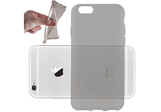 carcasa de móvil Funda flexible para móvil - Carcasa de TPU Silicona ultrafina;CADORABO, Apple, iPhone 6 / iPhone 6S, transparente negro