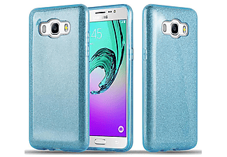 carcasa de móvil Funda flexible para móvil - Carcasa de TPU Silicona ultrafina;CADORABO, Samsung, Galaxy J5 2016 -6, polvo de estrellas azul