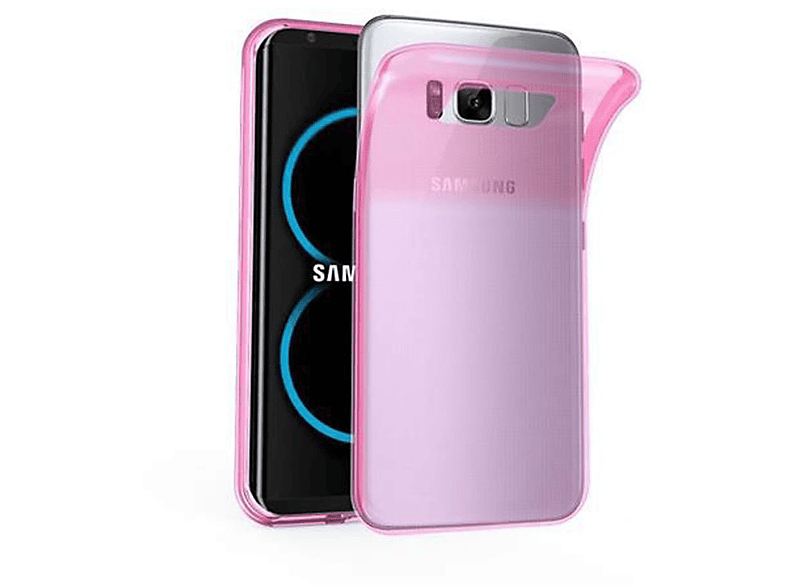 Slim AIR Schutzhülle, Ultra CADORABO S8 PINK Samsung, TPU Galaxy TRANSPARENT Backcover, PLUS,