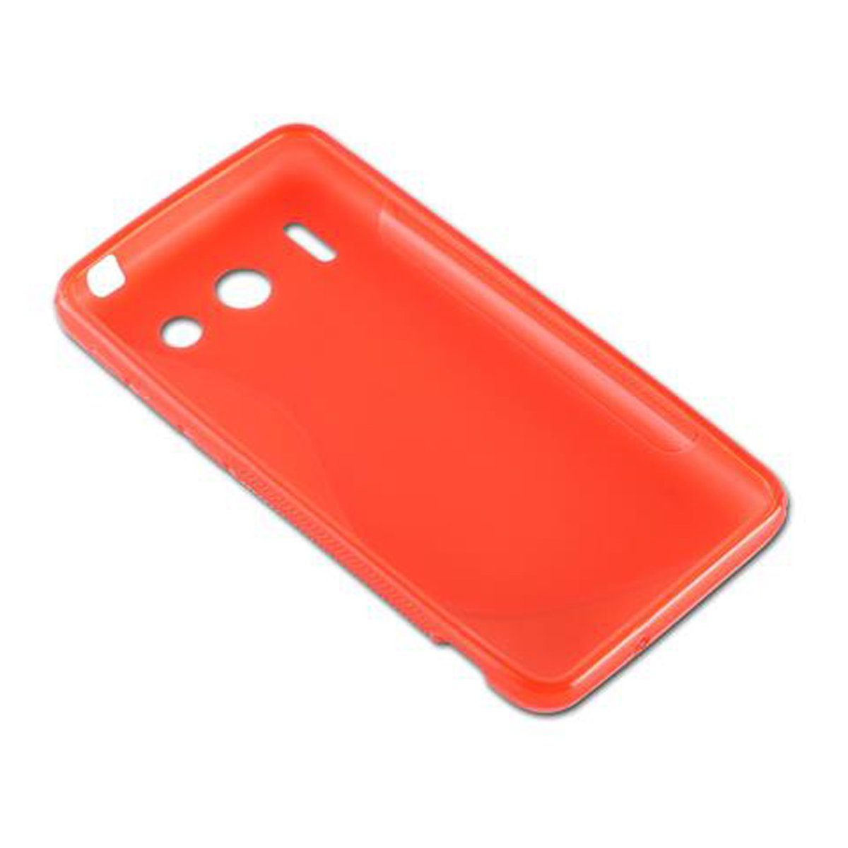 ASCEND G510 Backcover, Handyhülle, ROT CADORABO G520 INFERNO / S-Line Huawei, G525, TPU /
