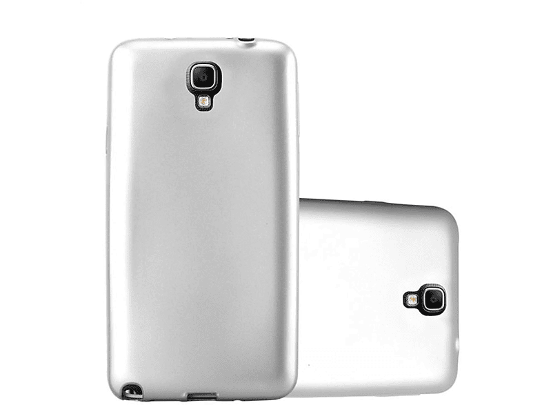 CADORABO TPU Matt Metallic Hülle, Backcover, Samsung, Galaxy NOTE 3 NEO, METALLIC SILBER