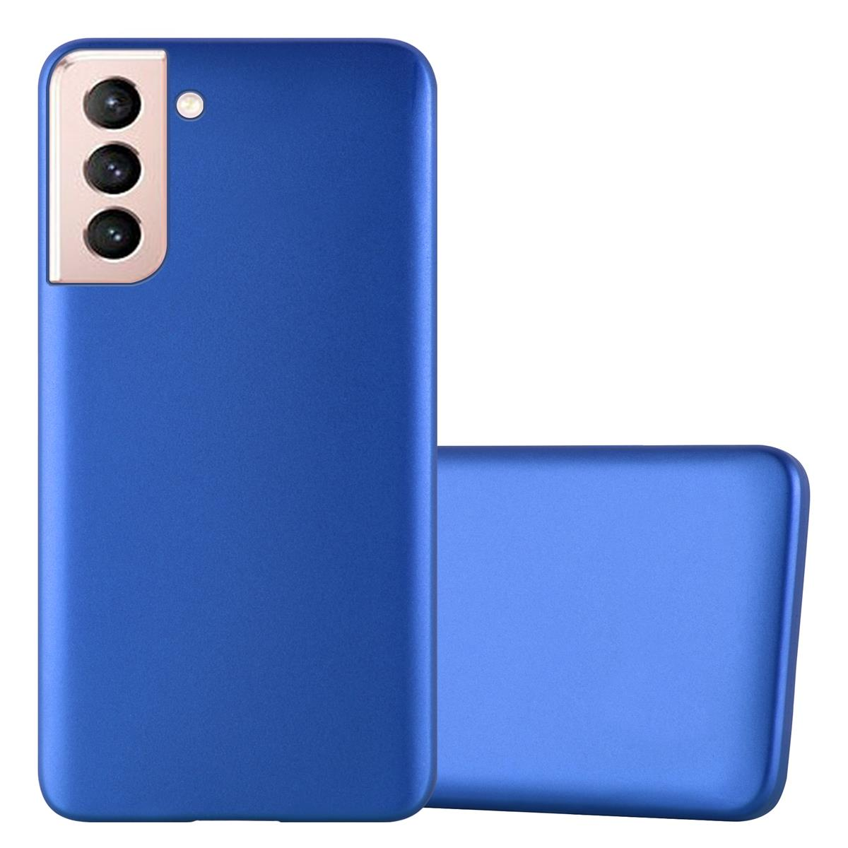 CADORABO TPU Matt Metallic Hlle, Backcover, Samsung, Galaxy S21 5G,  METALLIC SILBER