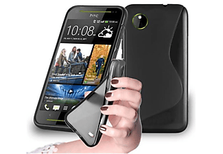 carcasa de móvil Funda flexible para móvil - Carcasa de TPU Silicona ultrafina;CADORABO, HTC, Desire 700, óxido negro
