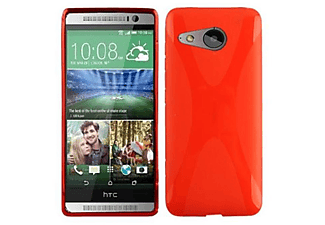 carcasa de móvil  - Funda flexible para móvil - Carcasa de TPU Silicona ultrafina CADORABO, HTC, ONE M8 MINI (2.Gen.), rojo infierno