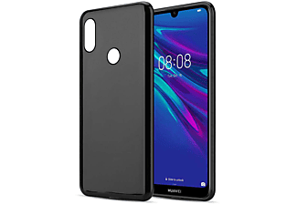 carcasa de móvil  - Funda flexible para móvil - Carcasa de TPU Silicona ultrafina CADORABO, Huawei, Y6 2019, negro