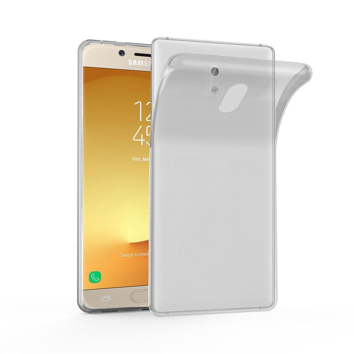 CADORABO TPU Ultra Slim AIR Backcover, VOLL TRANSPARENT 2017, Samsung, Galaxy J5 Schutzhülle