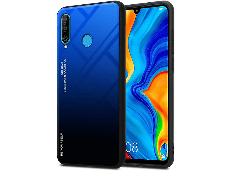 Cadorabo Hoesje voor Huawei P30 PRO in CANDY ROOD - Beschermhoes