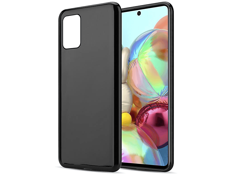 A71 Galaxy Samsung, TPU 5G, Schutzhülle, Slim Backcover, Ultra AIR CADORABO SCHWARZ