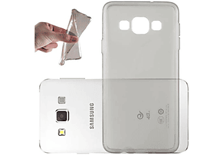carcasa de móvil Funda flexible para móvil - Carcasa de TPU Silicona ultrafina;CADORABO, Samsung, Galaxy A3 2015, transparente negro