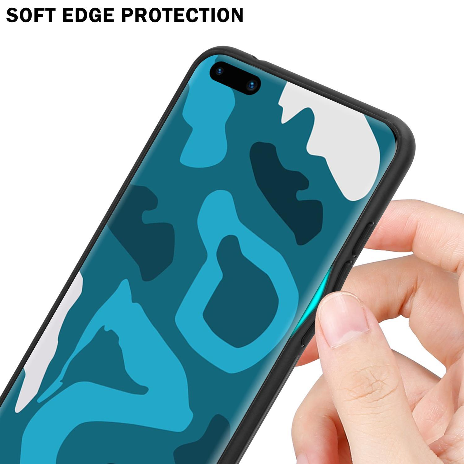 CADORABO - Custodia Compatibile Con Huawei P40 In Blu