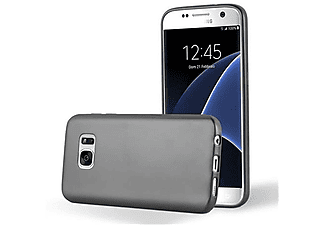 carcasa de móvil Funda flexible para móvil - Carcasa de TPU Silicona ultrafina;CADORABO, Samsung, Galaxy S7, azul rojo blanco punto
