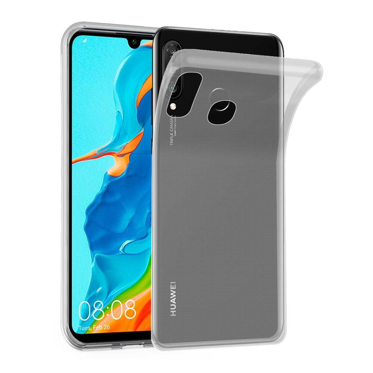 CADORABO TPU Ultra P30 Slim TRANSPARENT AIR Huawei, LITE, Schutzhülle, Backcover, VOLL