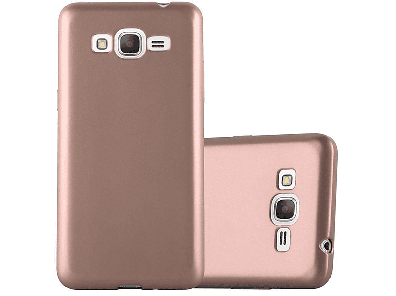 CADORABO TPU GRAND Metallic PRIME, Matt METALLIC GOLD Hülle, Backcover, Galaxy Samsung, ROSÉ