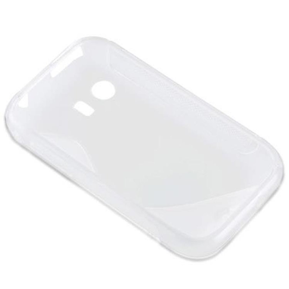 CADORABO TPU S-Line HALB Handyhülle, Galaxy Samsung, TRANSPARENT Backcover, Y