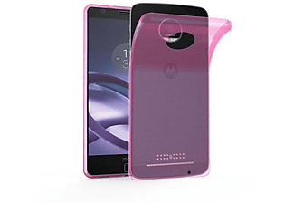 carcasa de móvil Funda flexible para móvil - Carcasa de TPU Silicona ultrafina;CADORABO, Motorola, MOTO Z PLAY, transparente rosa