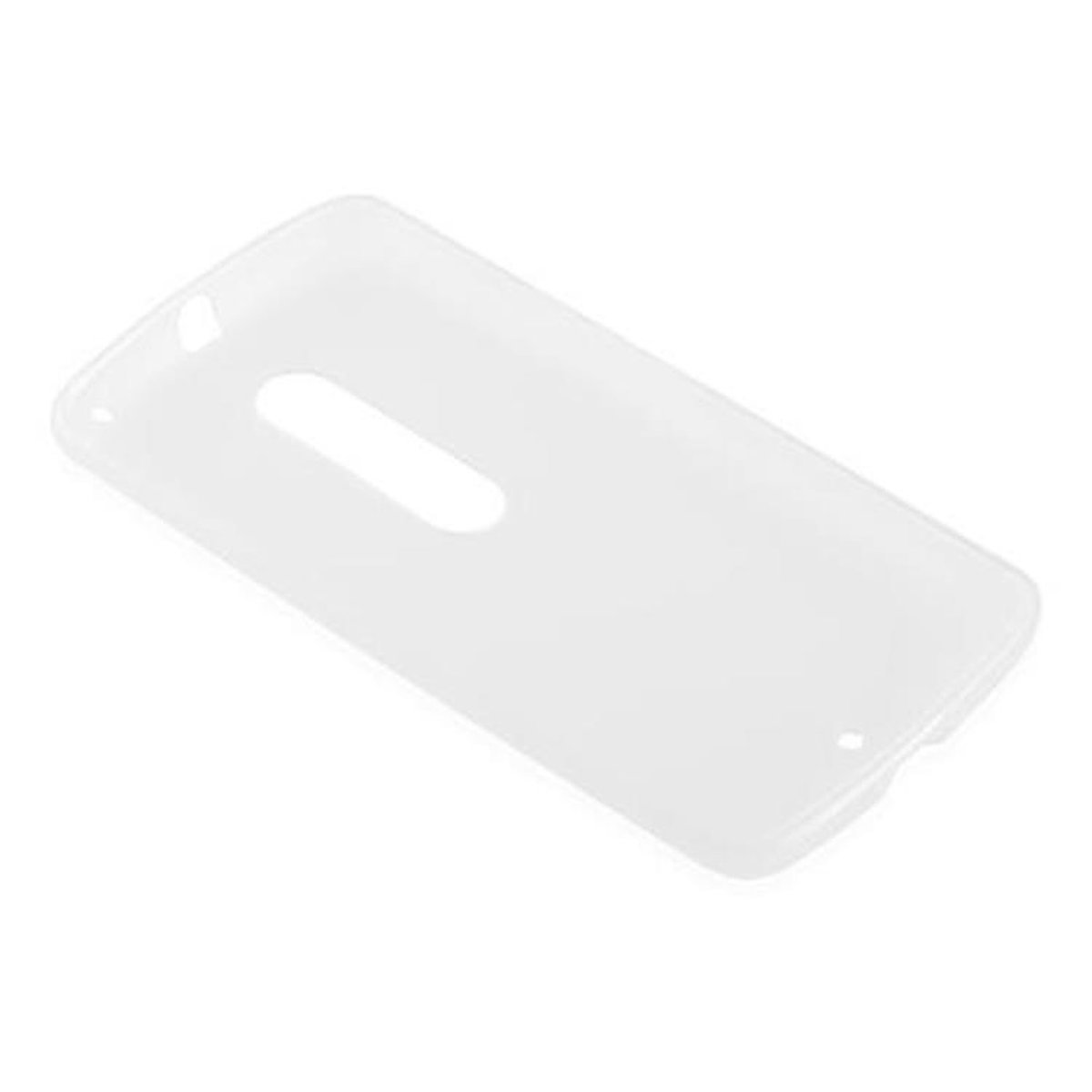 Una custodia bianca per telefono.