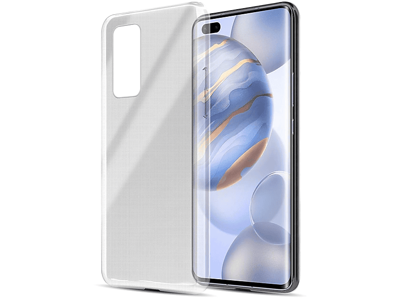 AIR 30S, TPU Ultra Schutzhülle, VOLL TRANSPARENT Slim CADORABO Honor, Backcover,