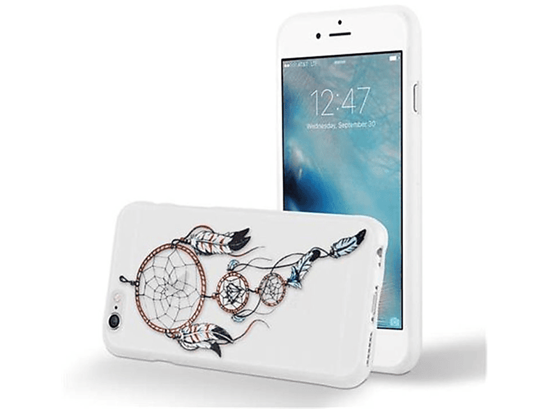 6S, mit / TRAUMFÄNGER 6 Apple, iPhone modernem TPU Hülle Silikon Aufdruck, CADORABO Backcover,