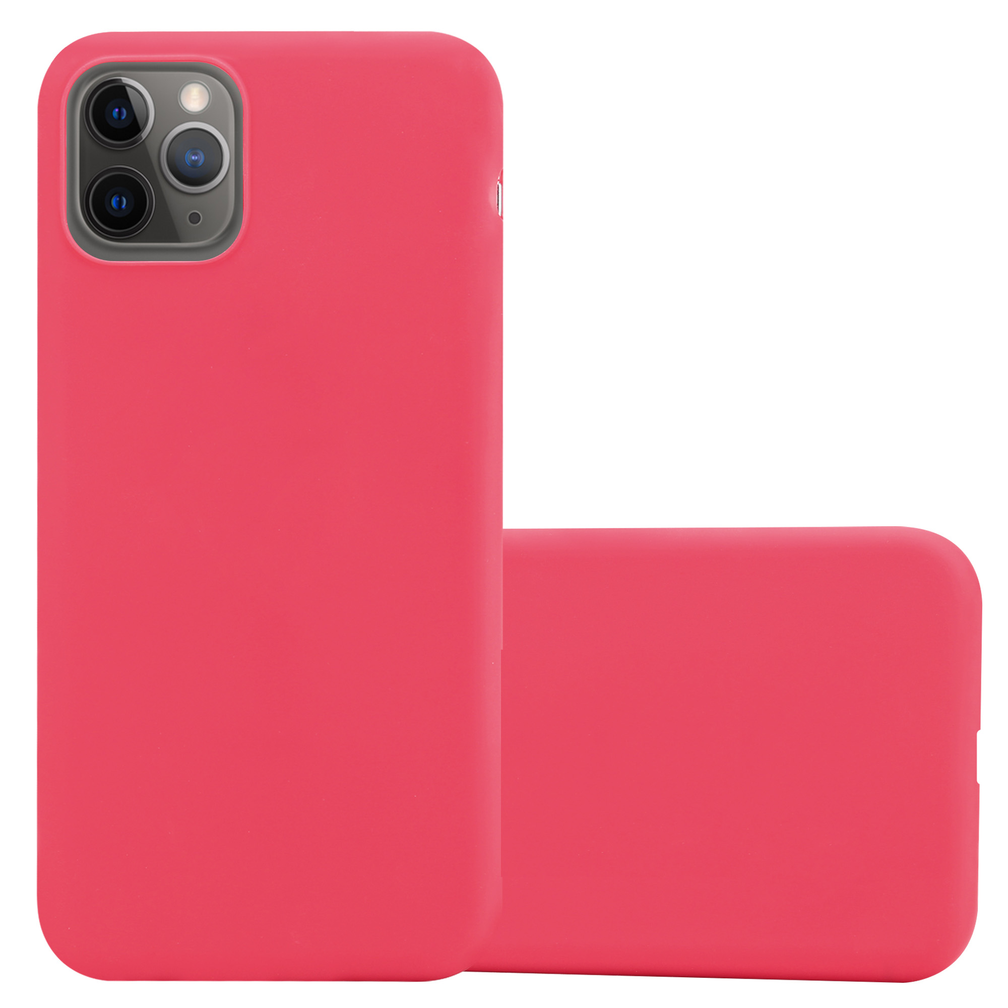 Apple, im iPhone CADORABO MINI, 13 TPU CANDY ROT Backcover, Hülle Candy Style,