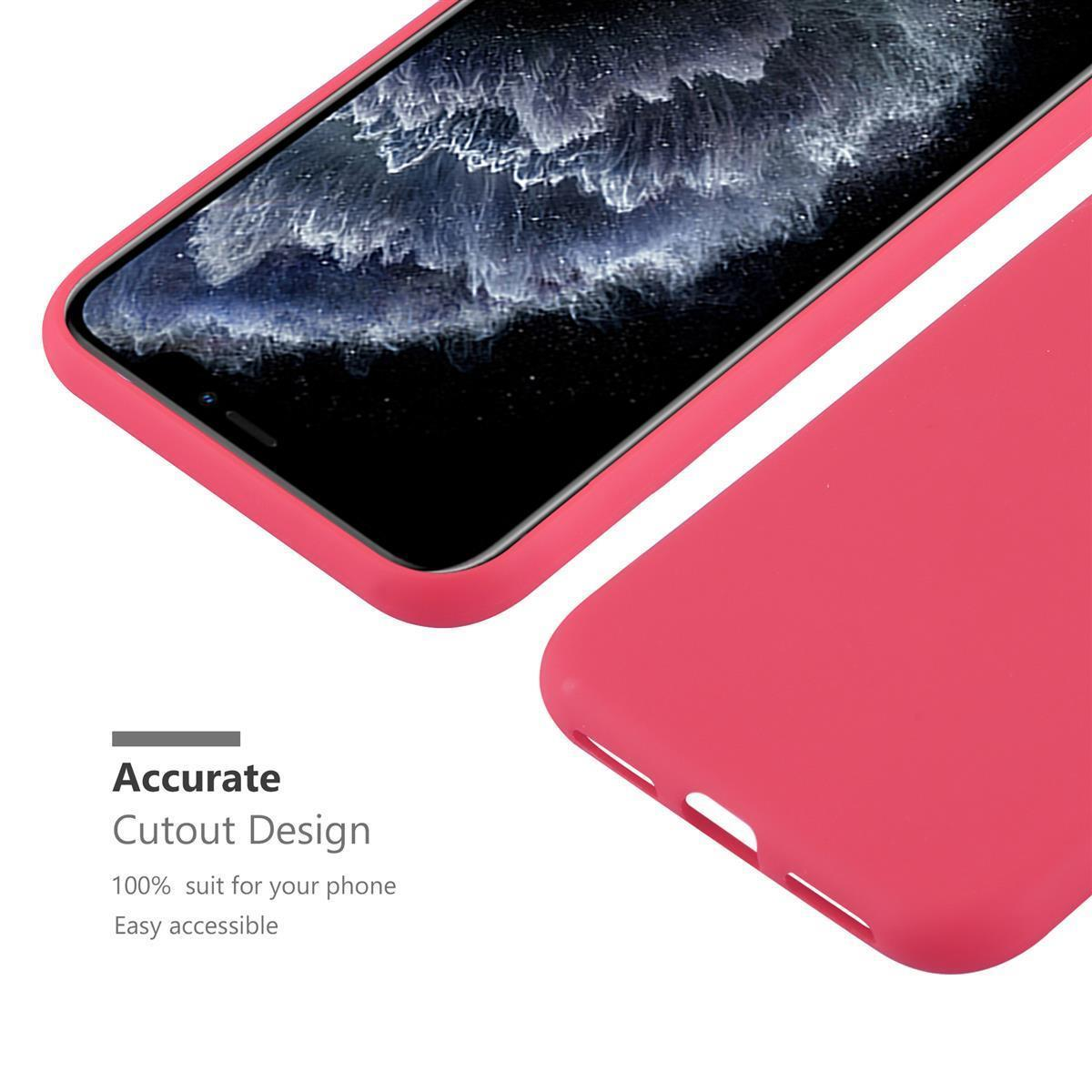 Eine Handyhülle mit einem Telefon darin, das ein präzises Ausschnittdesign für eine perfekte Passform zeigt.