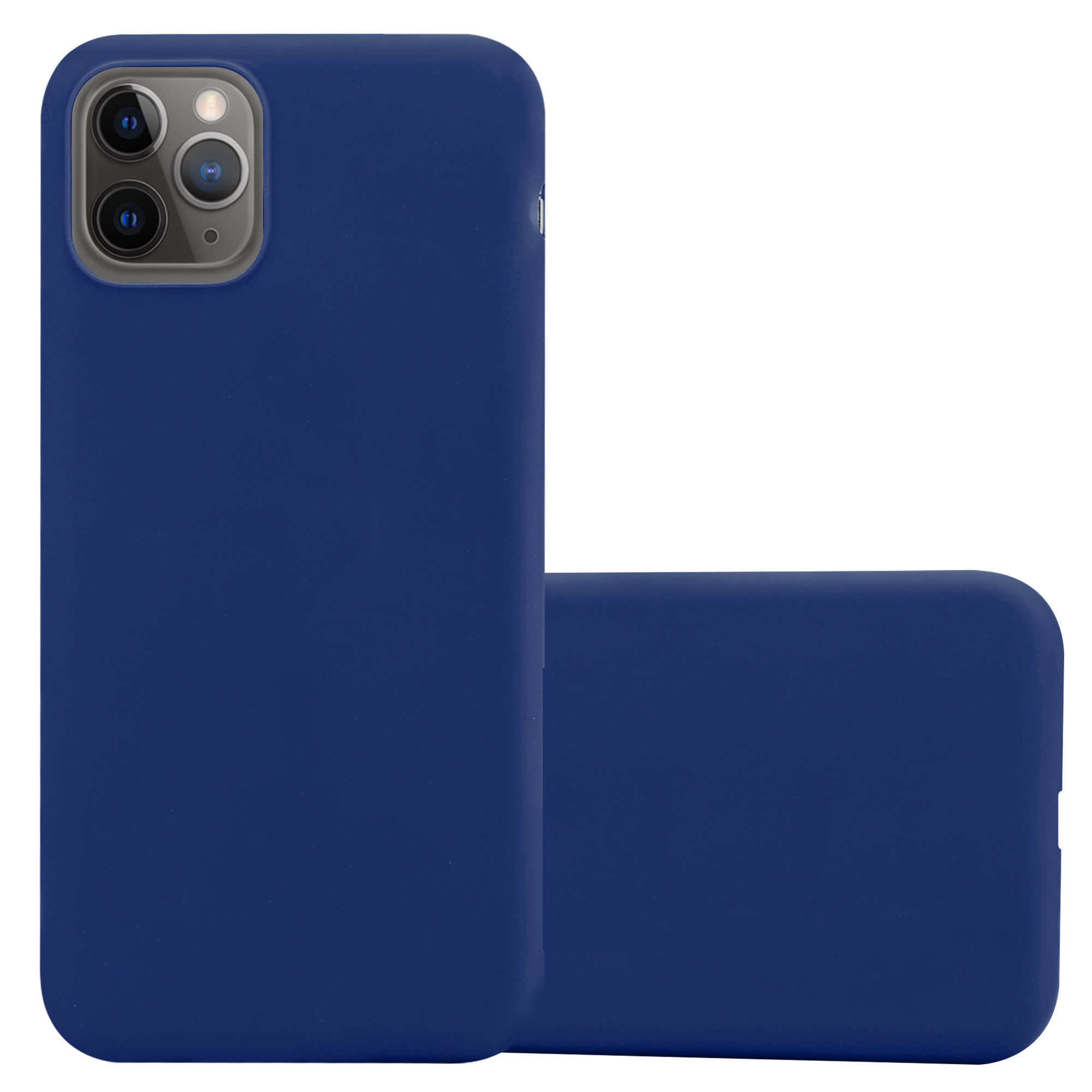 CADORABO Hülle im Candy PRO, DUNKEL Style, Apple, TPU BLAU CANDY iPhone Backcover, 13