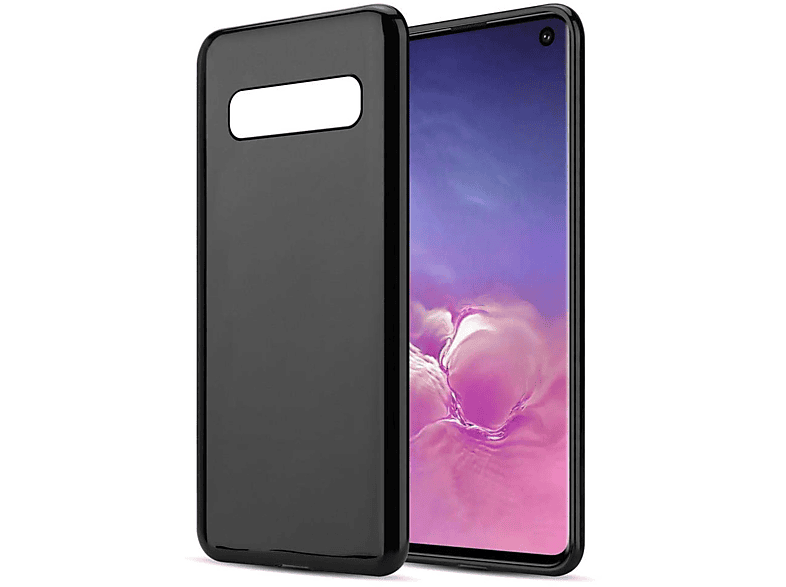 CADORABO TPU Ultra Slim AIR SCHWARZ Samsung, 4G, S10 Galaxy Schutzhülle, Backcover