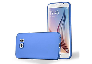 carcasa de móvil Funda flexible para móvil - Carcasa de TPU Silicona ultrafina;CADORABO, Samsung, Galaxy S6, rojo azul blanco