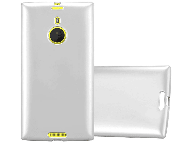 CADORABO TPU Matt Metallic Hülle, Backcover, Nokia, Lumia 1520, METALLIC SILBER