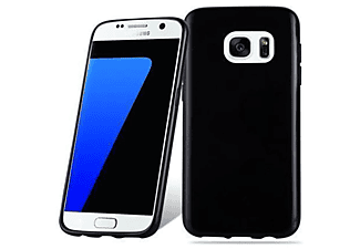 carcasa de móvil Funda flexible para móvil - Carcasa de TPU Silicona ultrafina;CADORABO, Samsung, Galaxy S7, negro