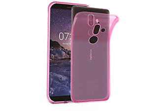 carcasa de móvil Funda flexible para móvil - Carcasa de TPU Silicona ultrafina;CADORABO, Nokia, 7 PLUS, transparente rosa