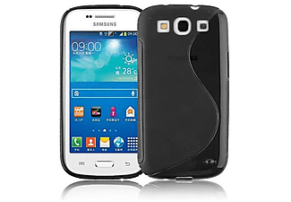 carcasa de móvil  - Funda flexible para móvil - Carcasa de TPU Silicona ultrafina CADORABO, Samsung, Galaxy TREND 3, óxido negro