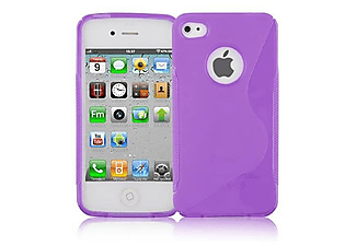 carcasa de móvil Funda flexible para móvil - Carcasa de TPU Silicona ultrafina;CADORABO, Apple, iPhone 4 / iPhone 4S, orquídea violeta