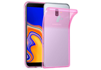 carcasa de móvil Funda flexible para móvil - Carcasa de TPU Silicona ultrafina;CADORABO, Samsung, Galaxy J6 PLUS, transparente rosa