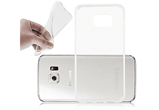 carcasa de móvil Funda flexible para móvil - Carcasa de TPU Silicona ultrafina;CADORABO, Samsung, Galaxy S6 EDGE PLUS, transparente