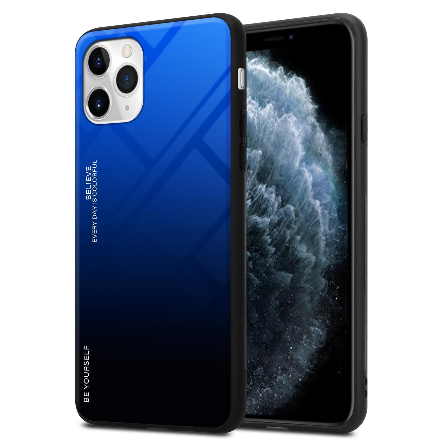 Custodia Xiaomi 14T Pro 5G DEDUX – Vetro Temperato Colori Sfumati (Blu/Nero) + Paraurti TPU Antishock - 5