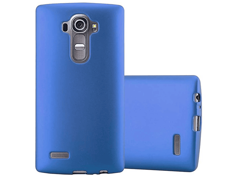 G4 G4 / TPU METALLIC CADORABO Hülle, PLUS, BLAU LG, Backcover, Metallic Matt