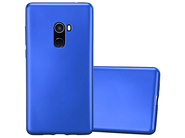 Metallic Hülle, MIX Mi 2, Xiaomi, Backcover, TPU CADORABO METALLIC BLAU Matt