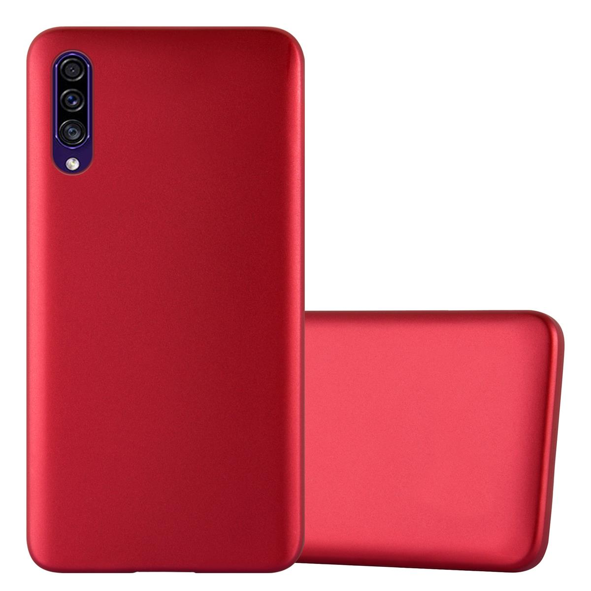 CADORABO TPU Matt Metallic ROT Hülle, / A50s METALLIC / A30s, A50 Backcover, Galaxy Samsung, 4G