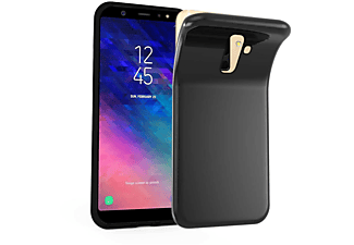 carcasa de móvil Funda flexible para móvil - Carcasa de TPU Silicona ultrafina;CADORABO, Samsung, Galaxy A6 PLUS 2018, negro