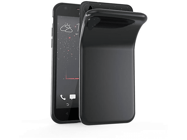 Ultra Slim 10 HTC, LIFESTYLE 825, TPU SCHWARZ AIR Desire Schutzhülle, Desire / Backcover, CADORABO