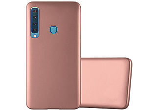 carcasa de móvil  - Funda flexible para móvil - Carcasa de TPU Silicona ultrafina CADORABO, Samsung, Galaxy A9 2018, metallic oro rosa